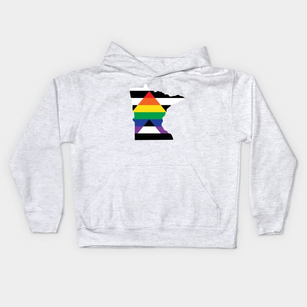 Minnesota Straight Ally Pride Kids Hoodie by littleSamantics